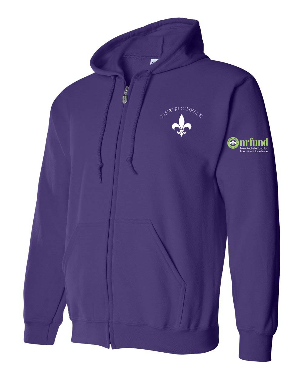 NR Fund for Excellence — Purple Full-Zip Hoodie