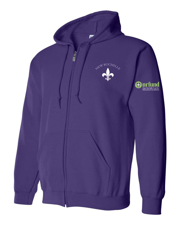 NR Fund for Excellence — Purple Full-Zip Hoodie