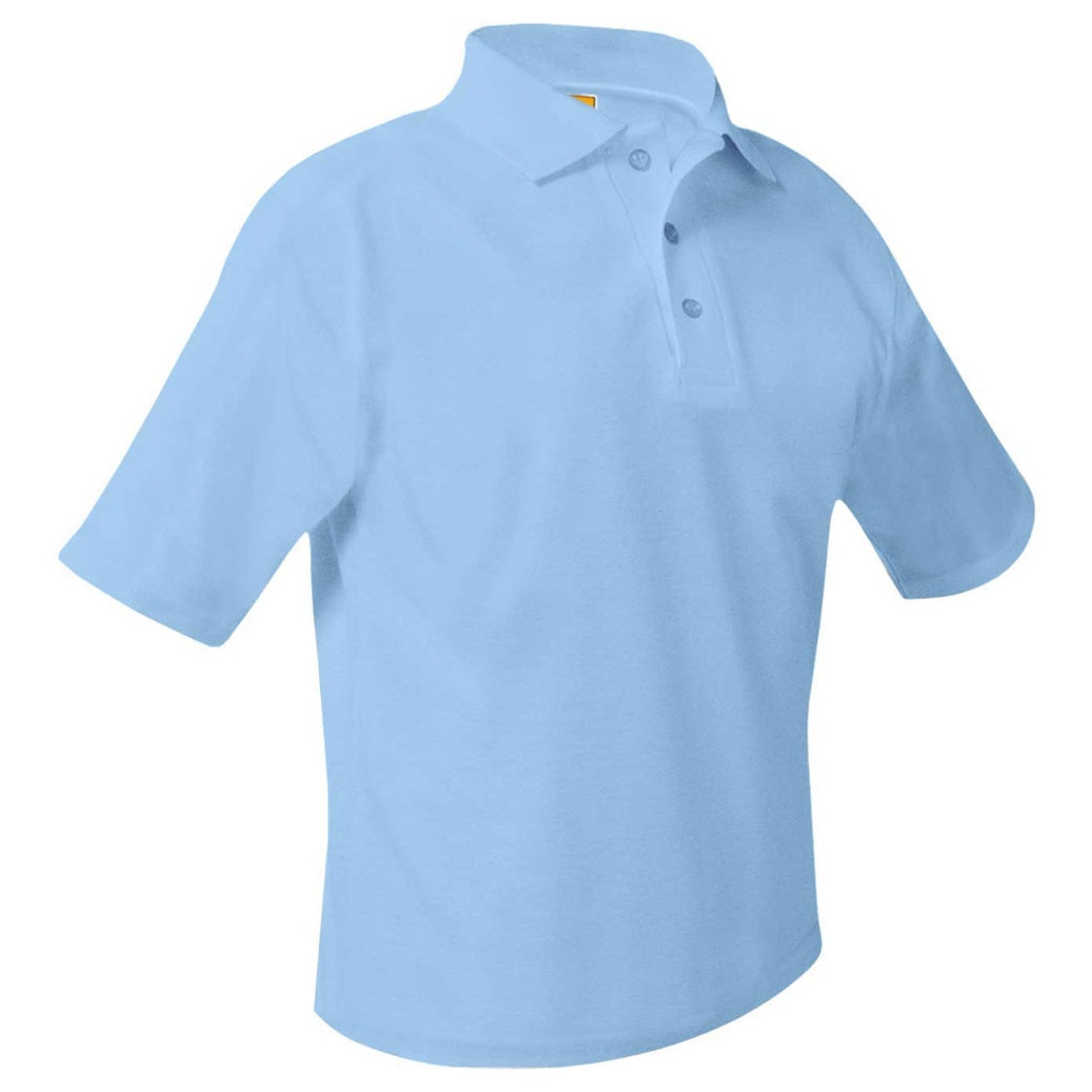 Light Blue Short Sleeve Polo