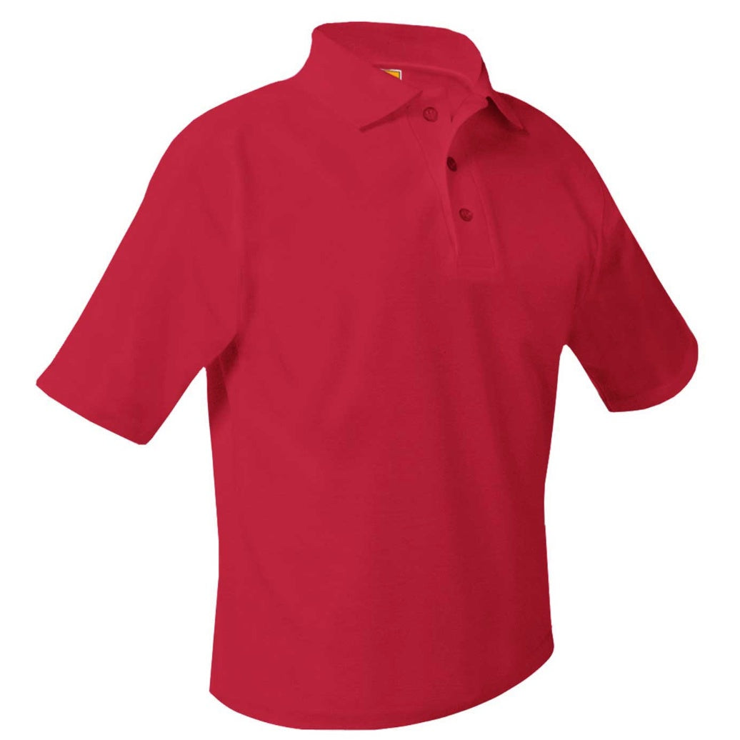 Red Short Sleeve Polo