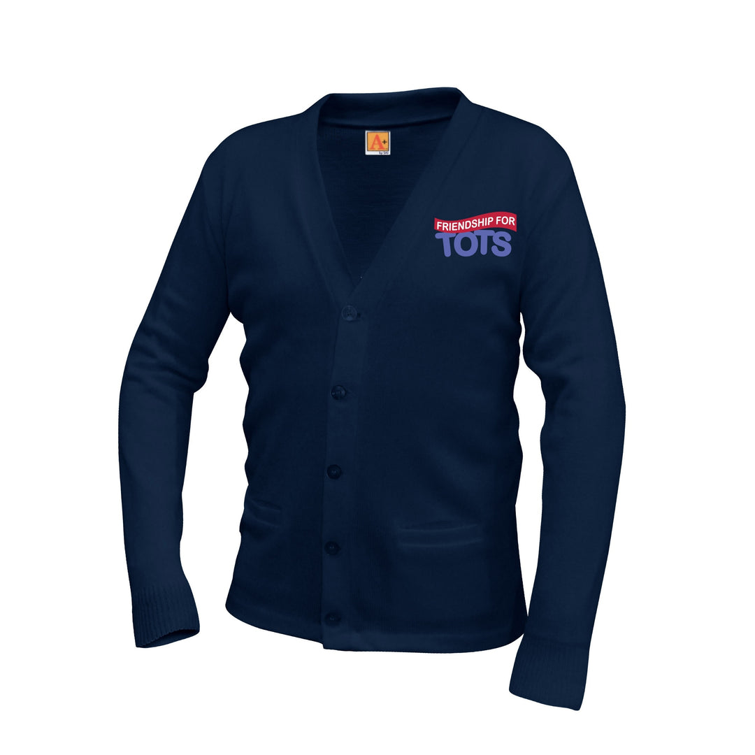 Friendship for Tots School 2 Pocket Cardigan w/ Logo