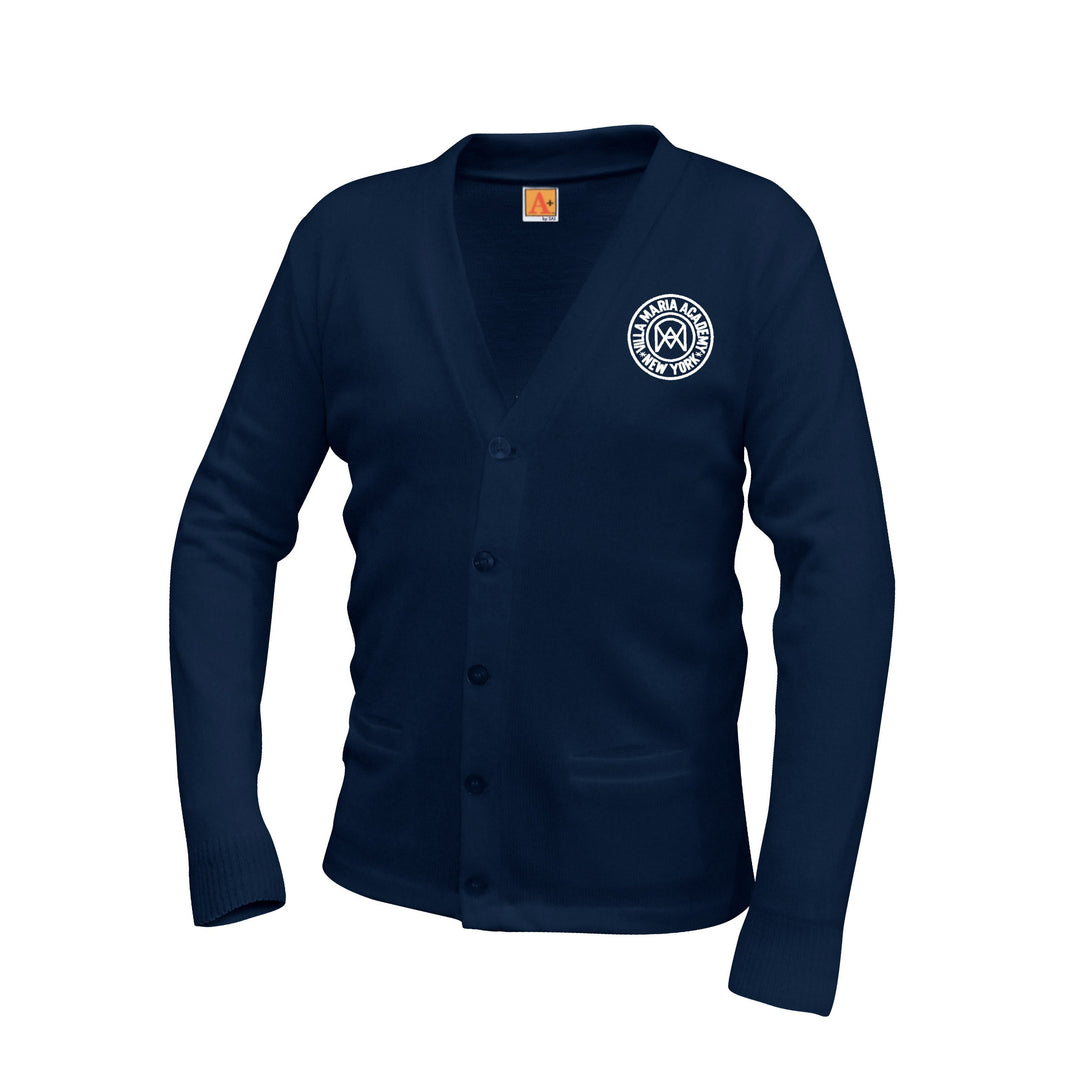 Villa Maria Academy 2 Pocket Cardigan w/ Logo
