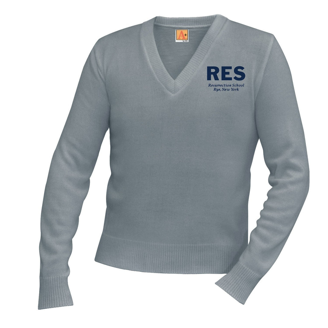 Resurrection School V-Neck w/ Logo