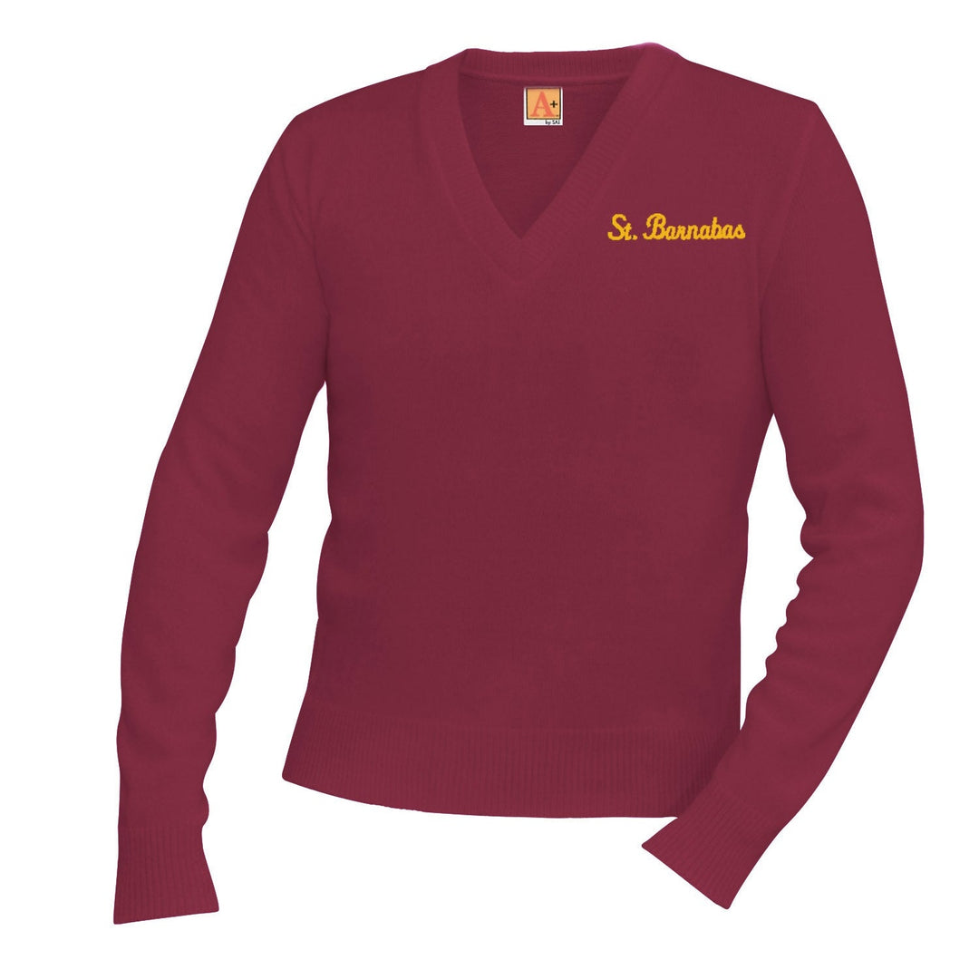 St. Barnabas Elementary School V-Neck w/ Logo