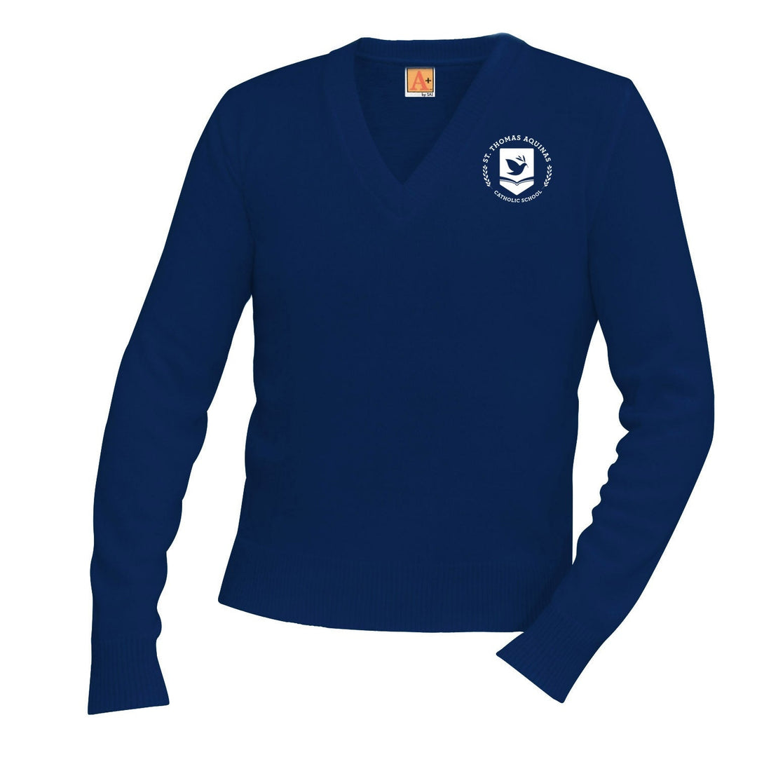 St. Thomas Aquinas Catholic School V-Neck w/ Logo