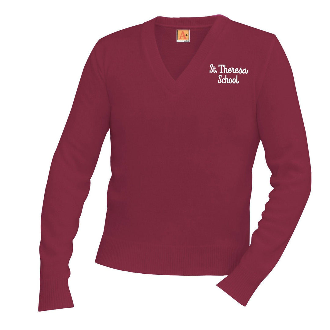 St. Theresa School V-Neck w/ Logo