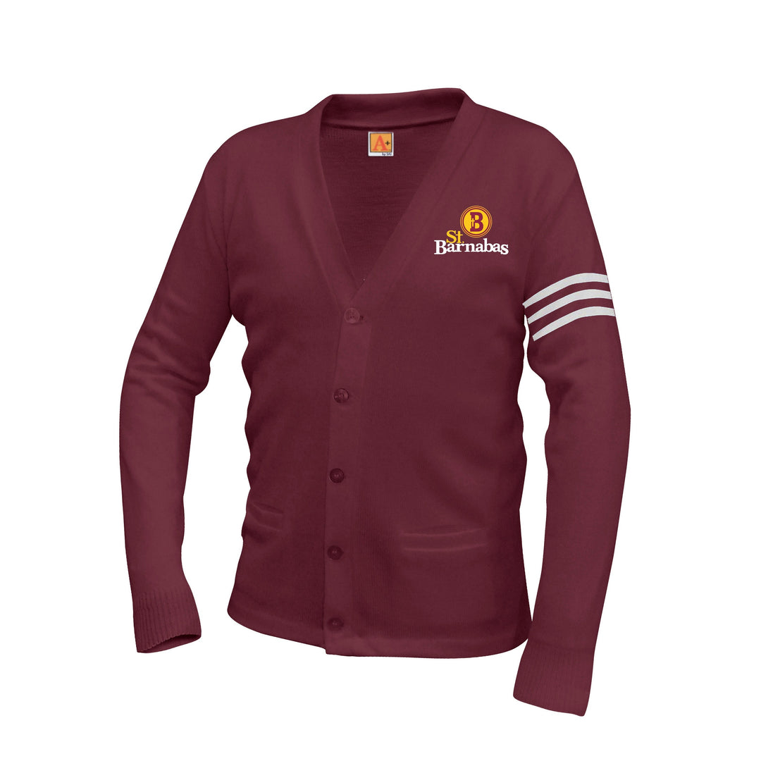 St. Barnabas Elementary School Varsity 2 Pocket Cardigan w/ Logo