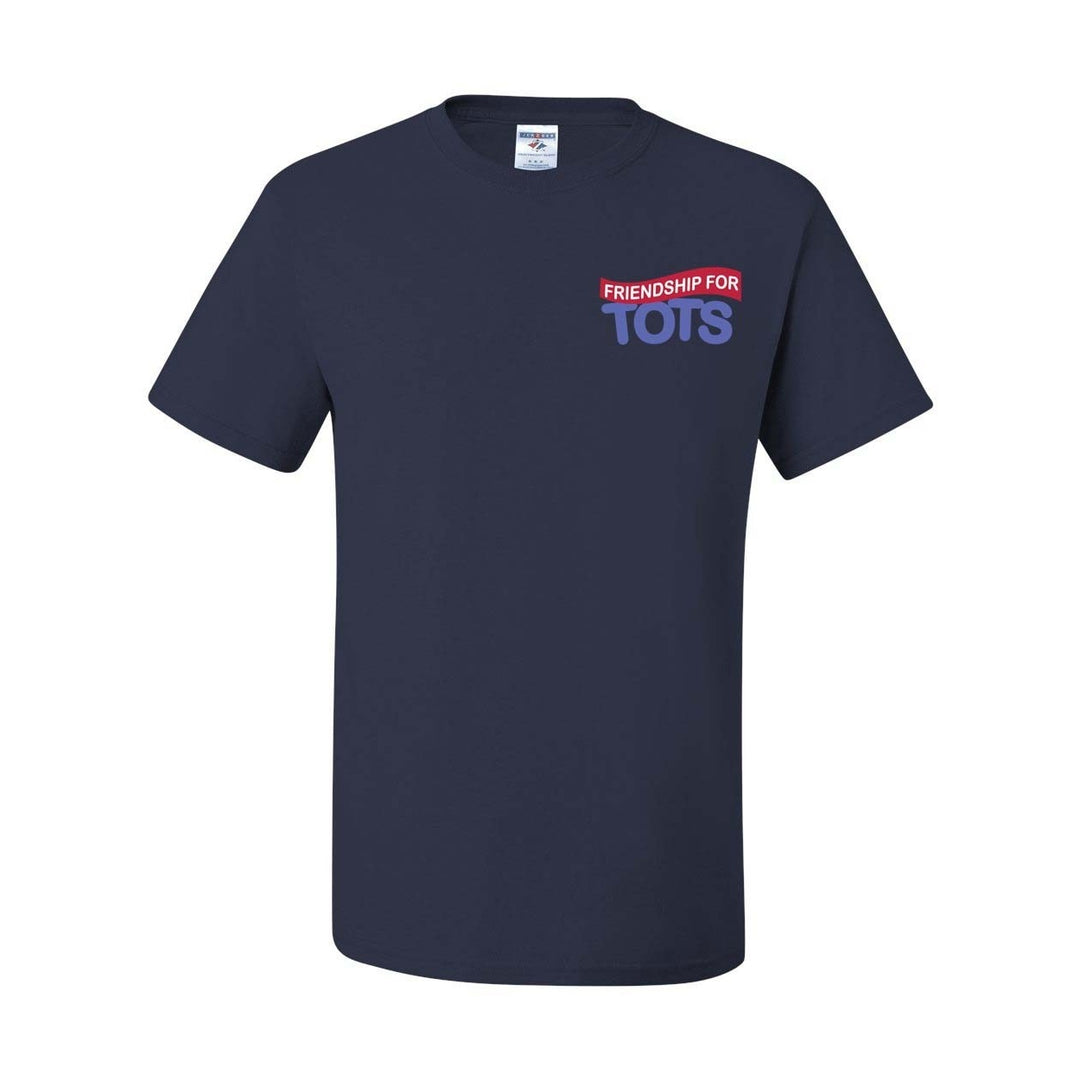 Friendship for Tots School Navy Short Sleeve Gym T-Shirt w/ Logo