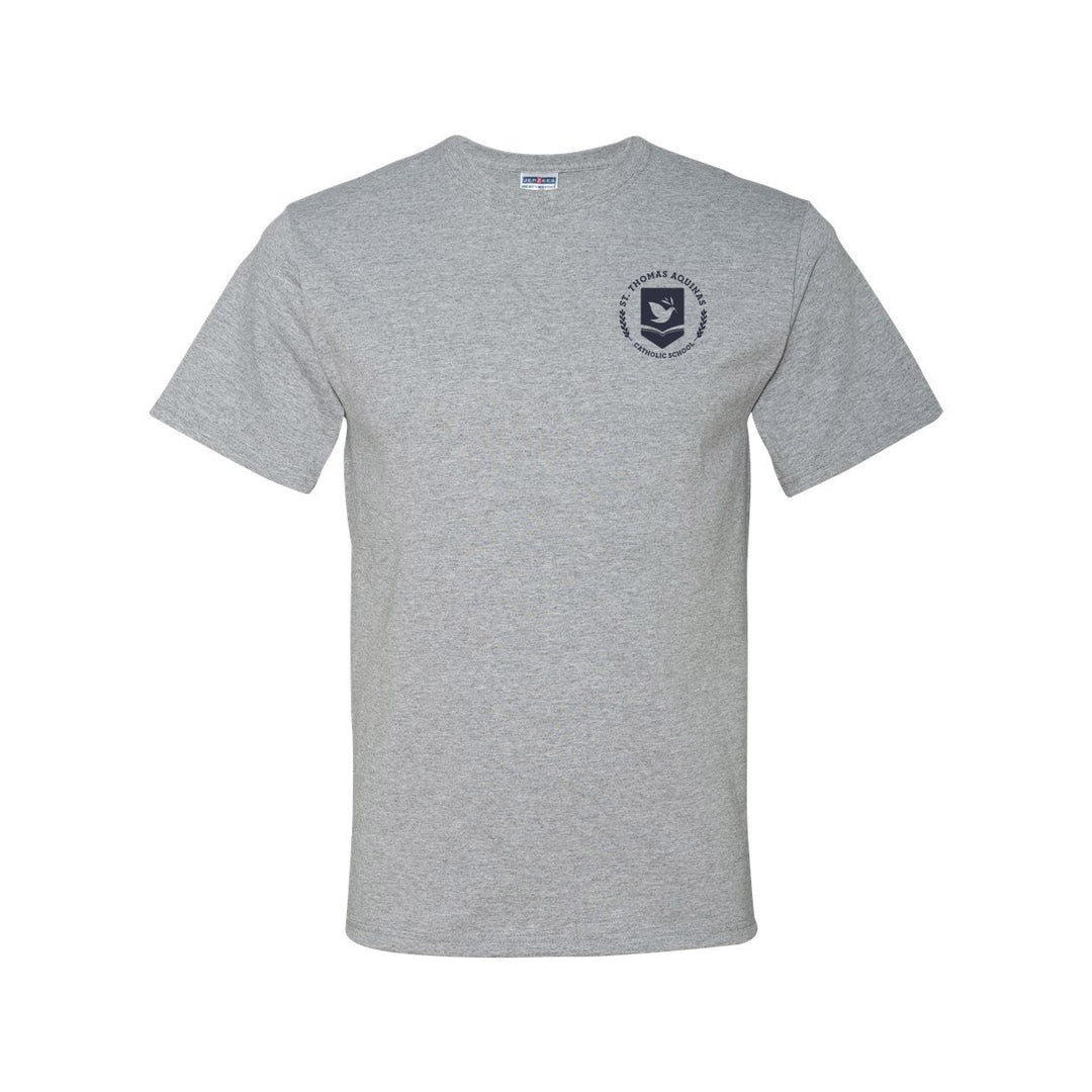St. Thomas Aquinas Catholic School Athletic Heather Short Sleeve Gym T-Shirt w/ Logo