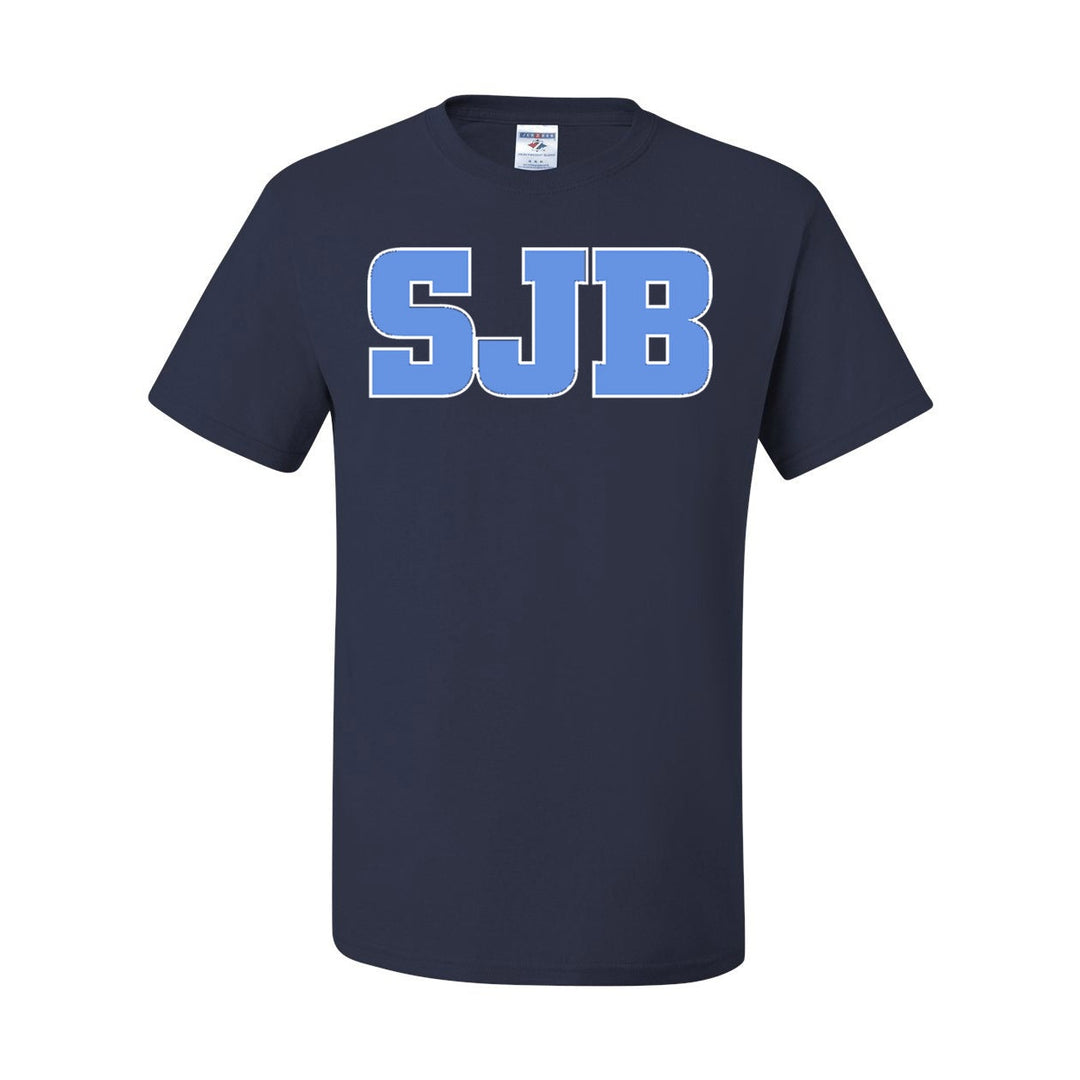 St. John the Baptist School Navy Short Sleeve Gym T-Shirt w/ Logo
