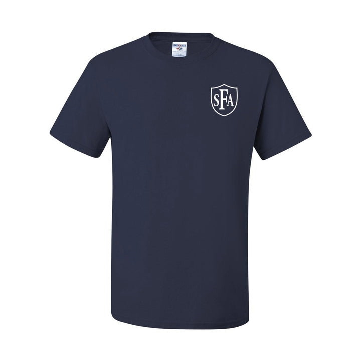 St. Francis of Assisi School Navy Short Sleeve Gym T-Shirt w/ Logo