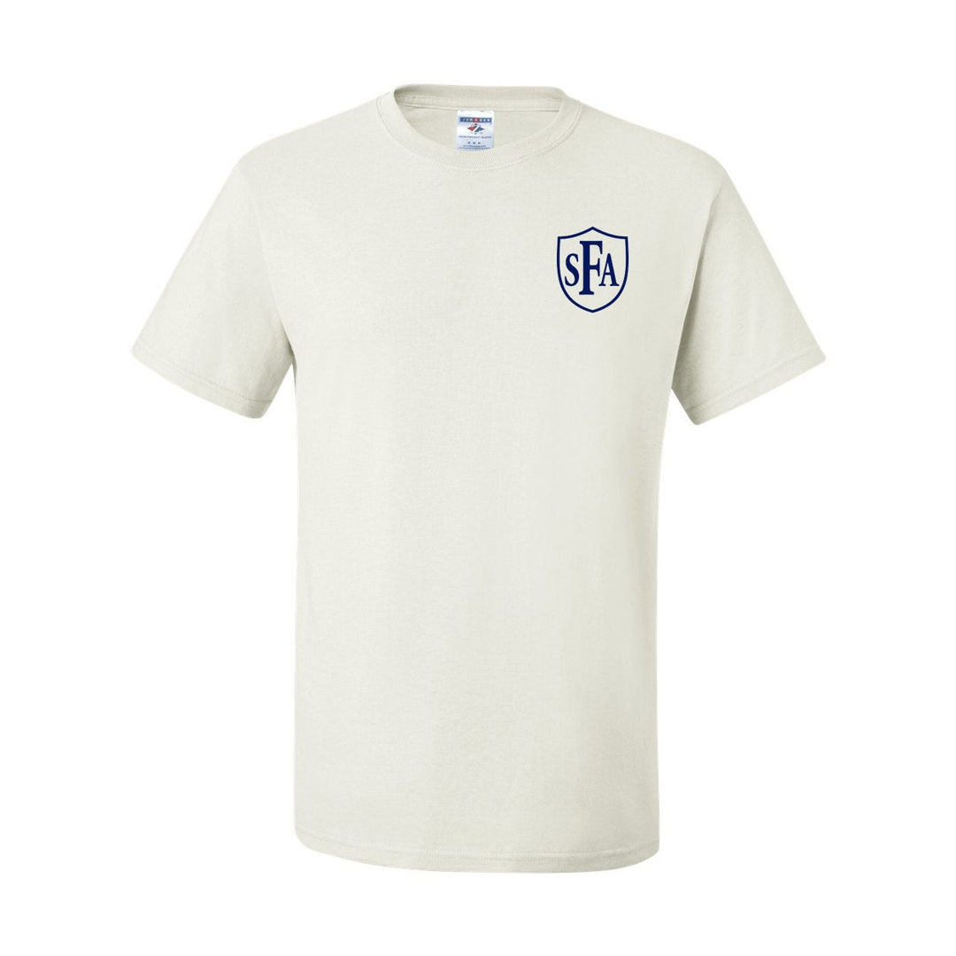 St. Francis of Assisi School White Short Sleeve Gym T-Shirt w/ Logo