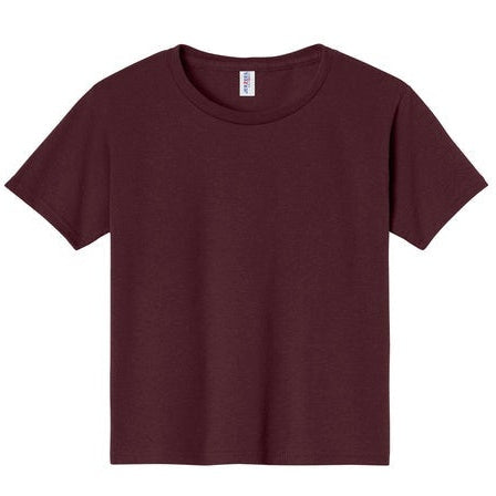 Maroon Short Sleeve Gym T-Shirt