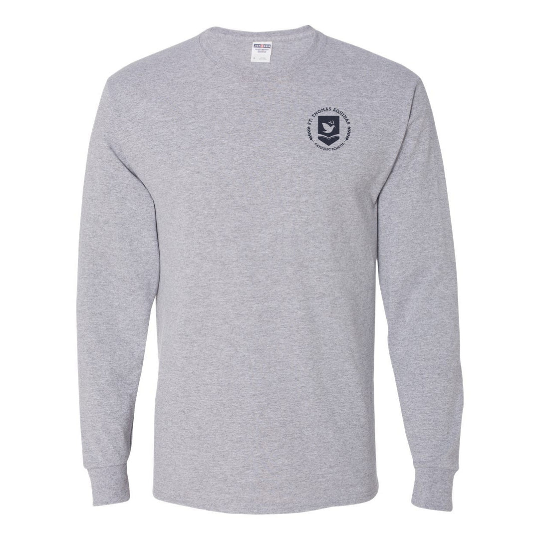 St. Thomas Aquinas School Athletic Heather Long Sleeve Gym T-Shirt w/ Logo