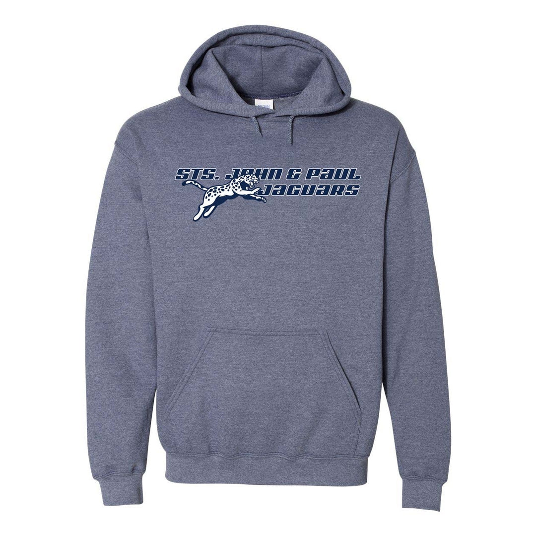 Sts. John and Paul School Heather Navy Gym Pullover Hoodie w/ Logo