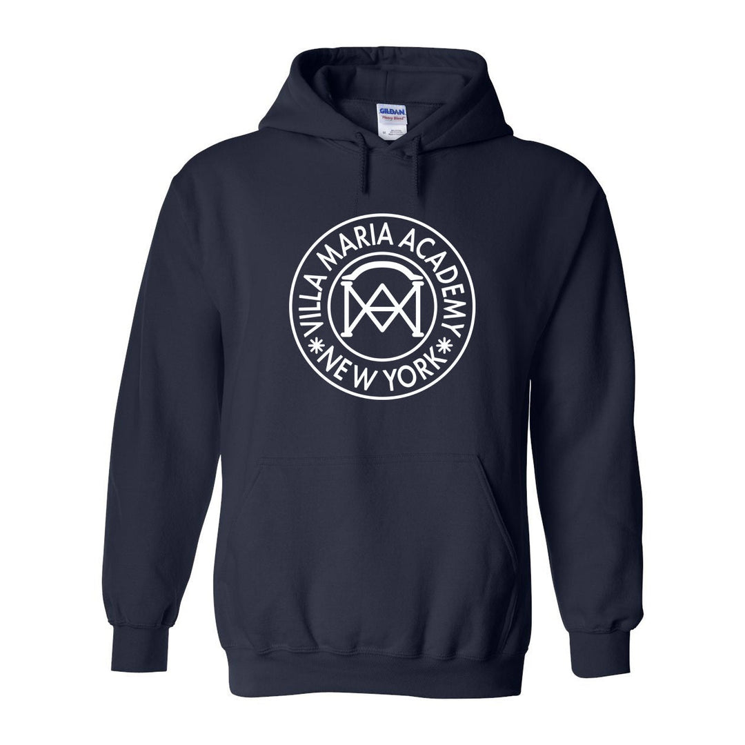 Villa Maria Academy Navy Gym Pullover Hoodie w/ Logo