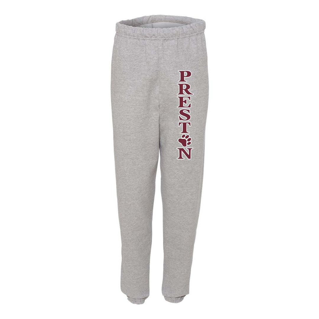 Preston High School Athletic Heather Spirit Sweatpants w/ Preston Logo 