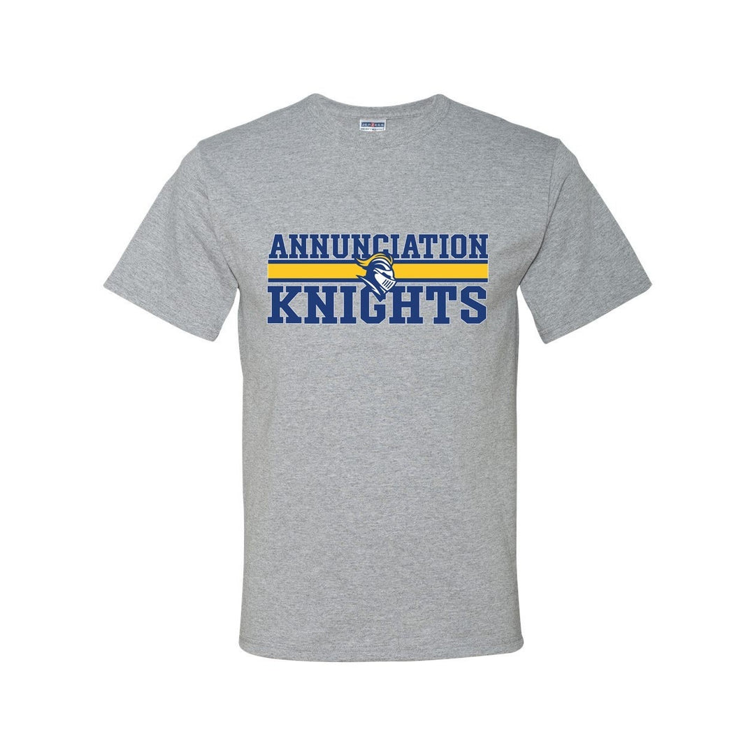 Annunciation School Spirit Short Sleeve T-Shirt w/ Knights Logo 