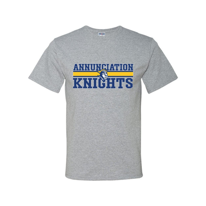 Annunciation School Spirit Short Sleeve T-Shirt w/ Knights Logo 