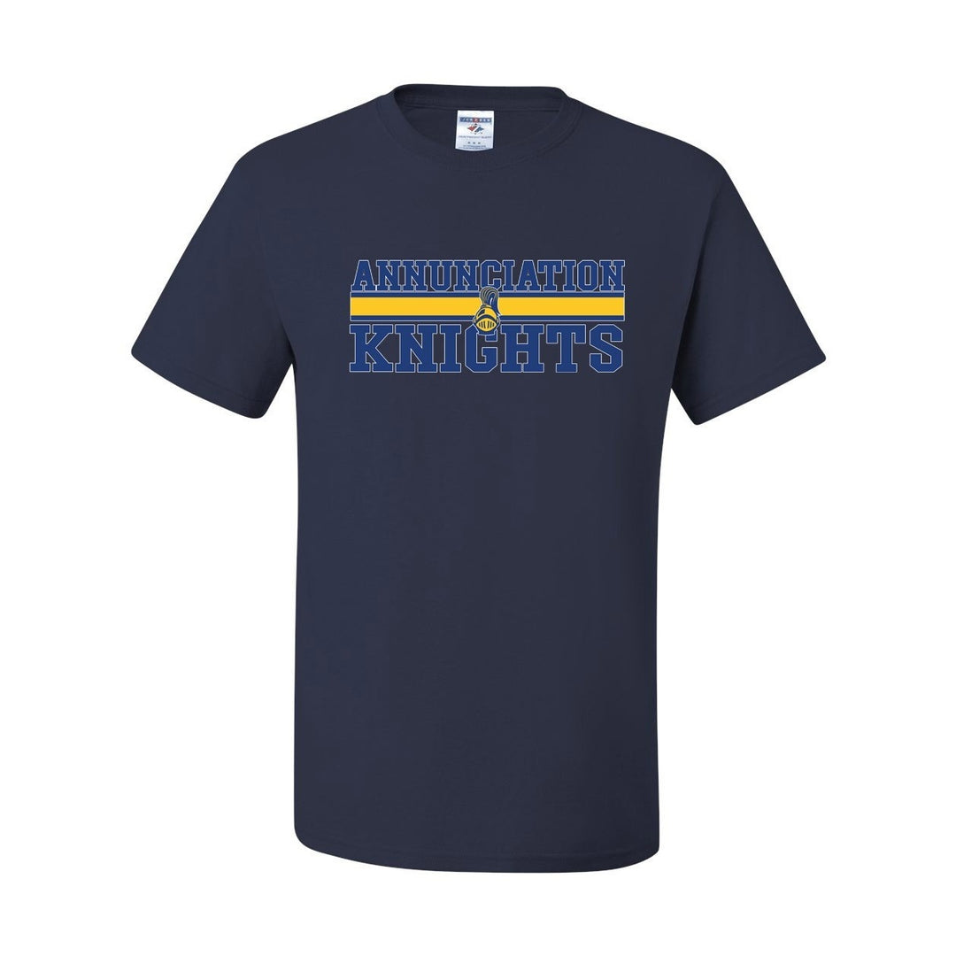 Annunciation School Spirit Short Sleeve T-Shirt w/ Knights Logo 