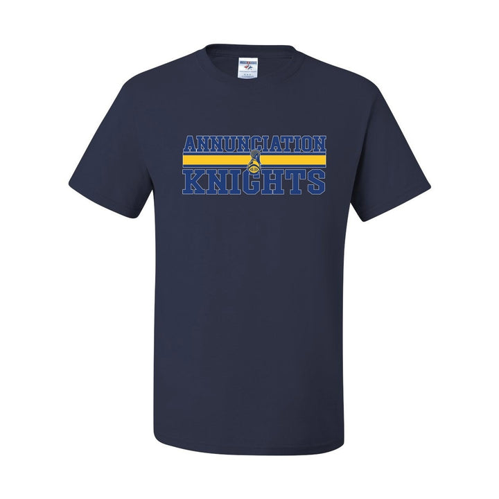 Annunciation School Spirit Short Sleeve T-Shirt w/ Knights Logo 