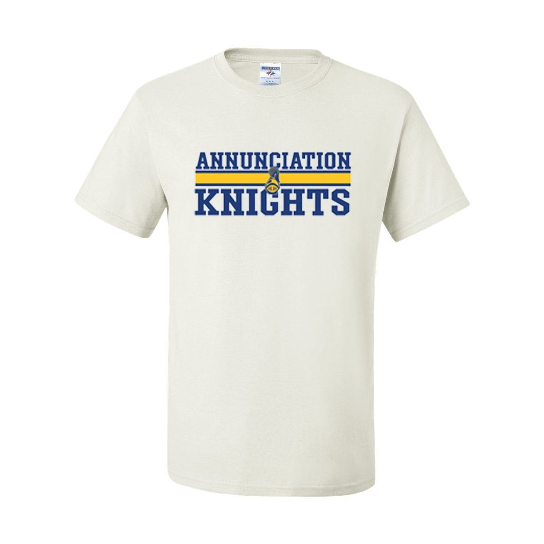 Annunciation School Spirit Short Sleeve T-Shirt w/ Knights Logo 