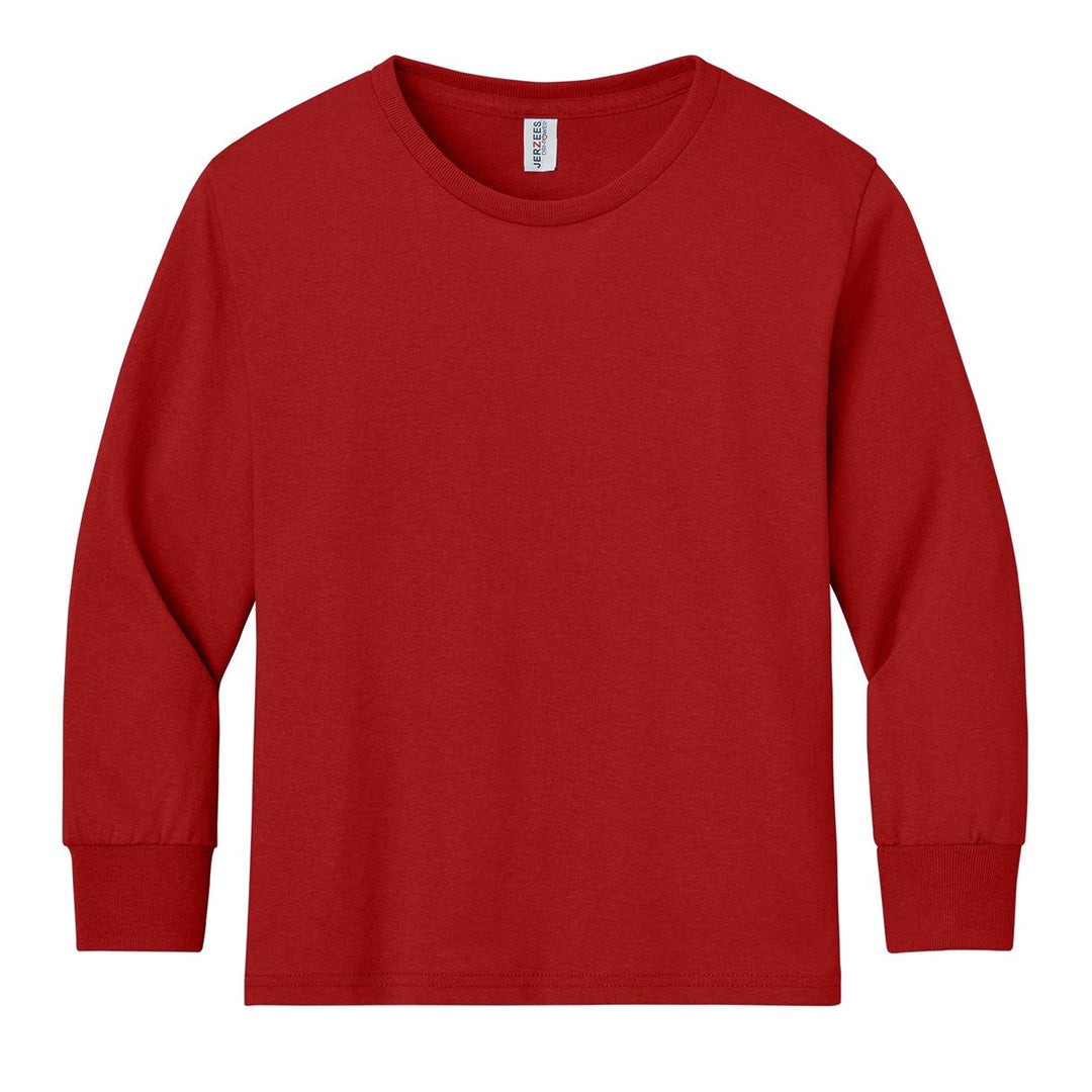 Red Long Sleeve Gym T-Shirt