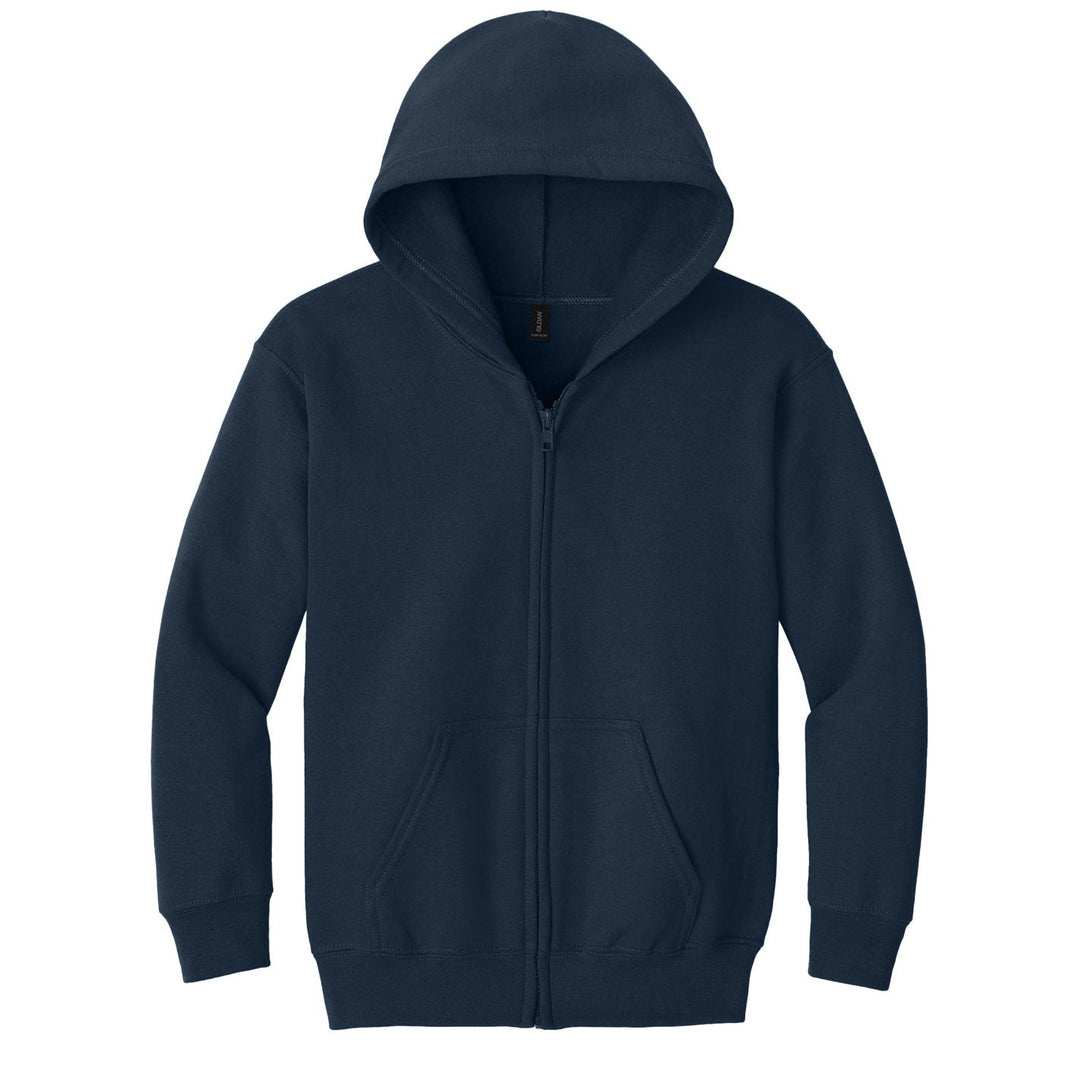 Gildan Navy Heavy Blend Full Zip Hoodie