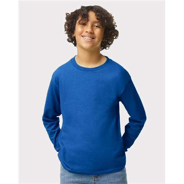Gildan Royal Blue Heavy Cotton Long Sleeve T-shirt