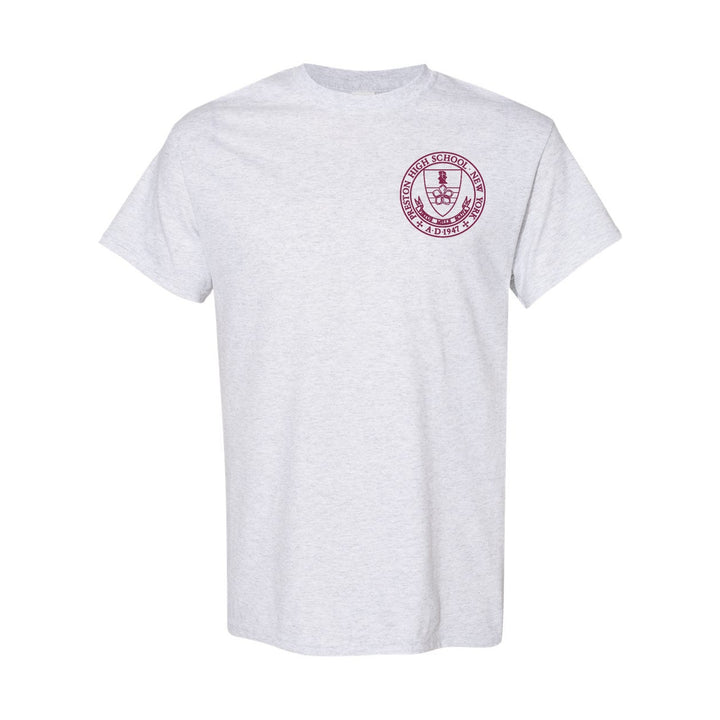 Preston High School Ash Short Sleeve Gym T-Shirt w/ Logo &amp; Name Customization
