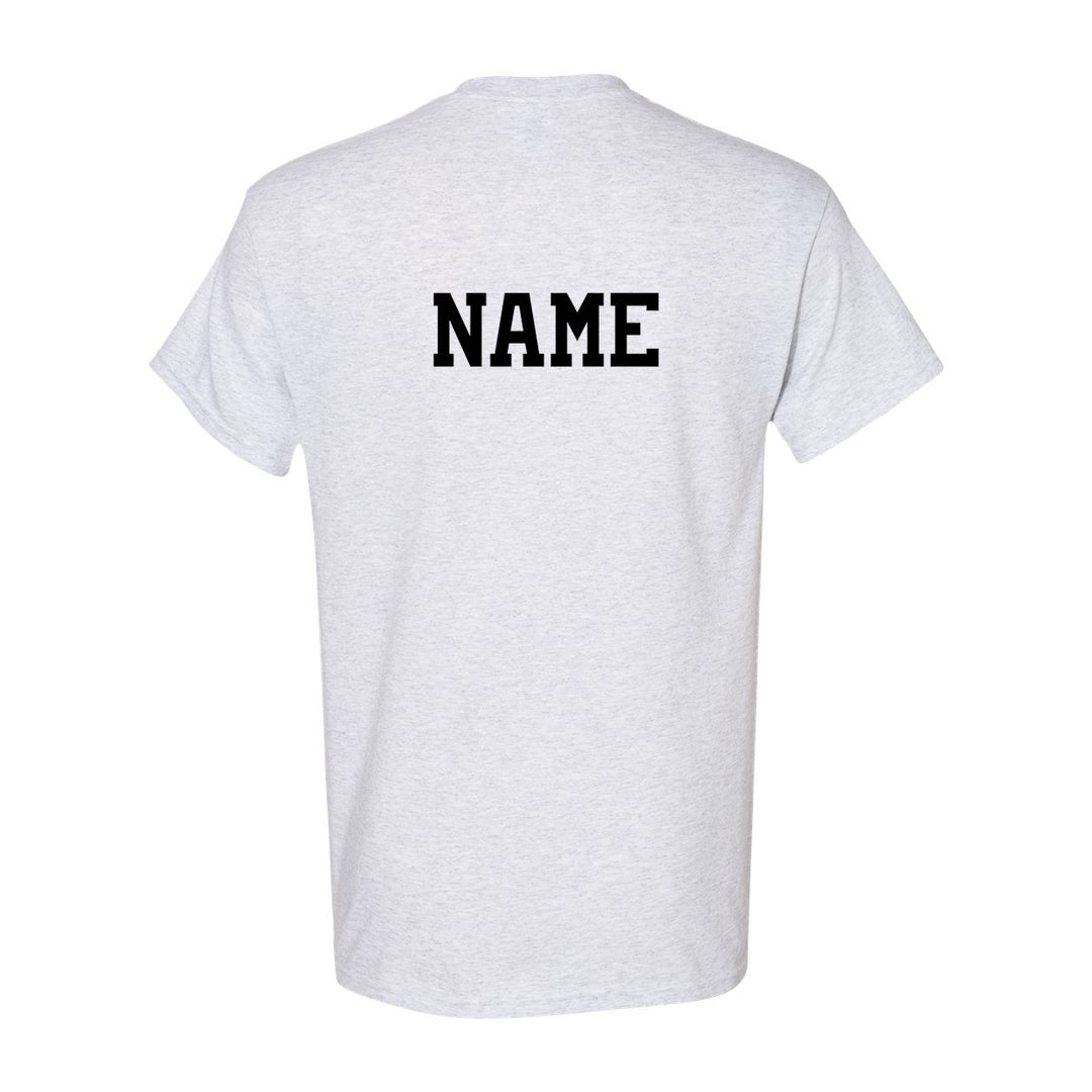 Preston High School Ash Short Sleeve Gym T-Shirt w/ Logo &amp; Name Customization