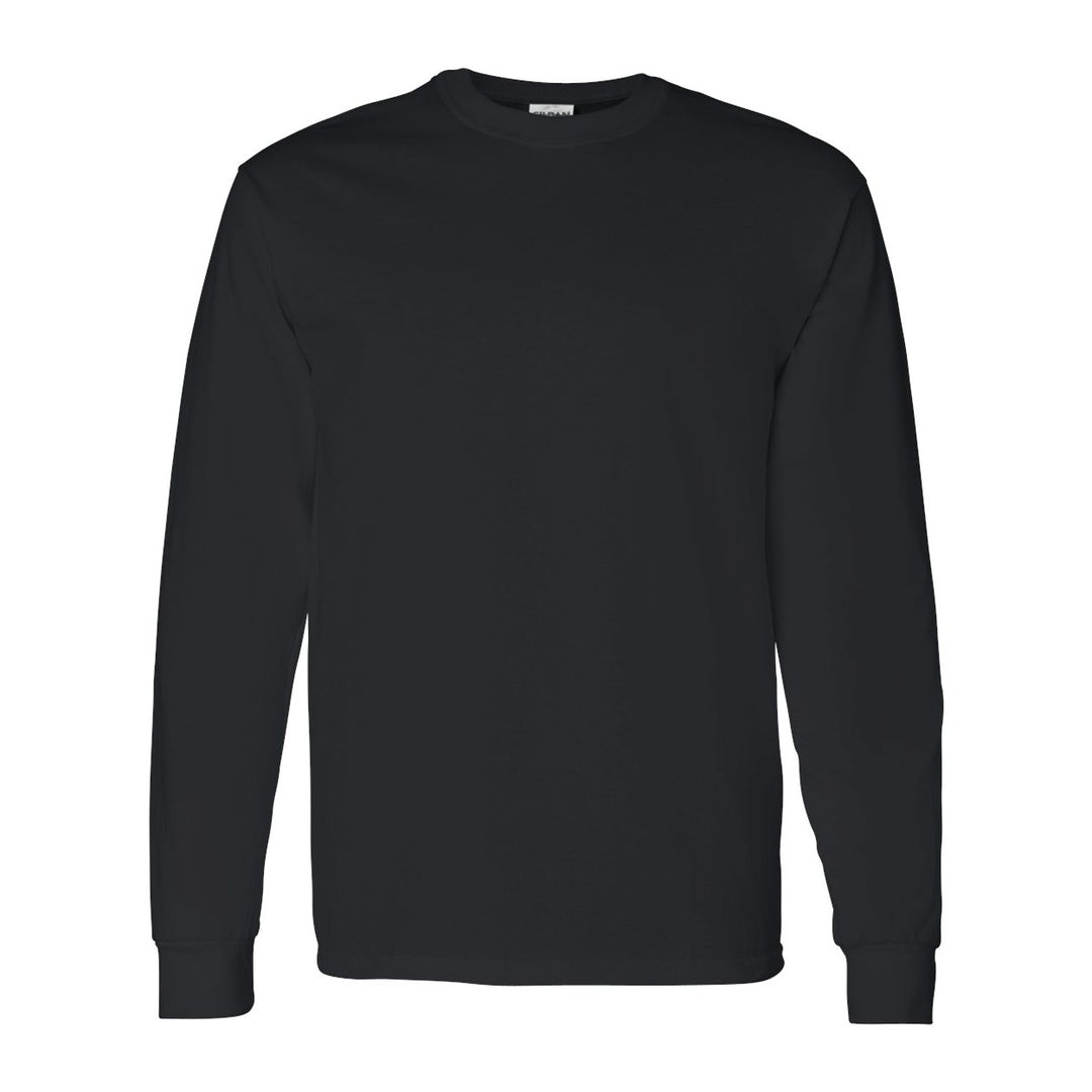 Gildan Black Heavy Cotton Long Sleeve T-shirt