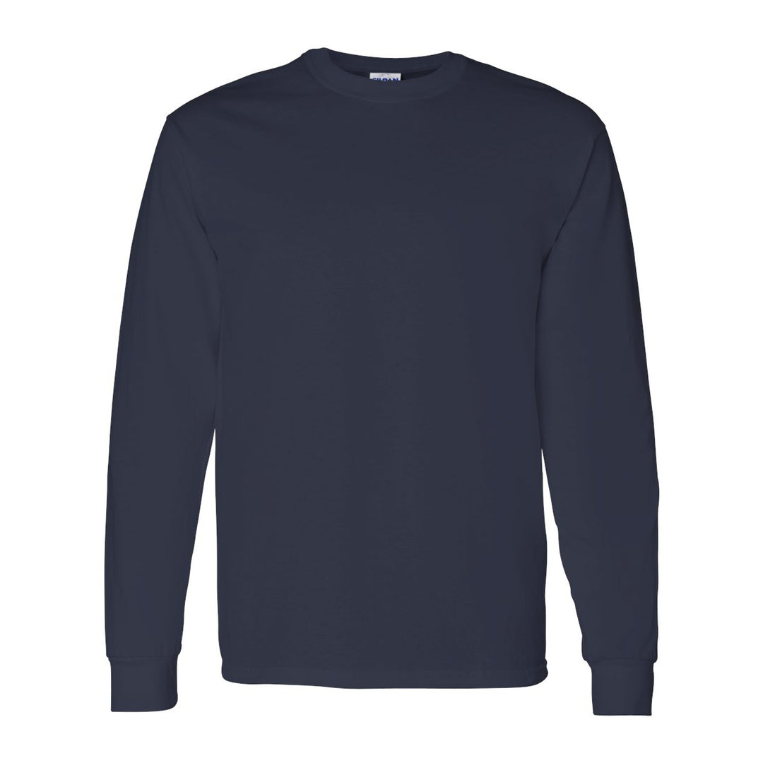 Gildan Navy Heavy Cotton Long Sleeve T-shirt