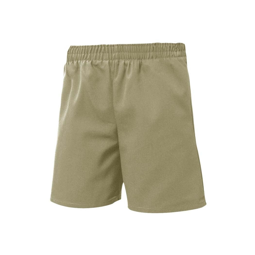 Khaki Pull On Dress Short