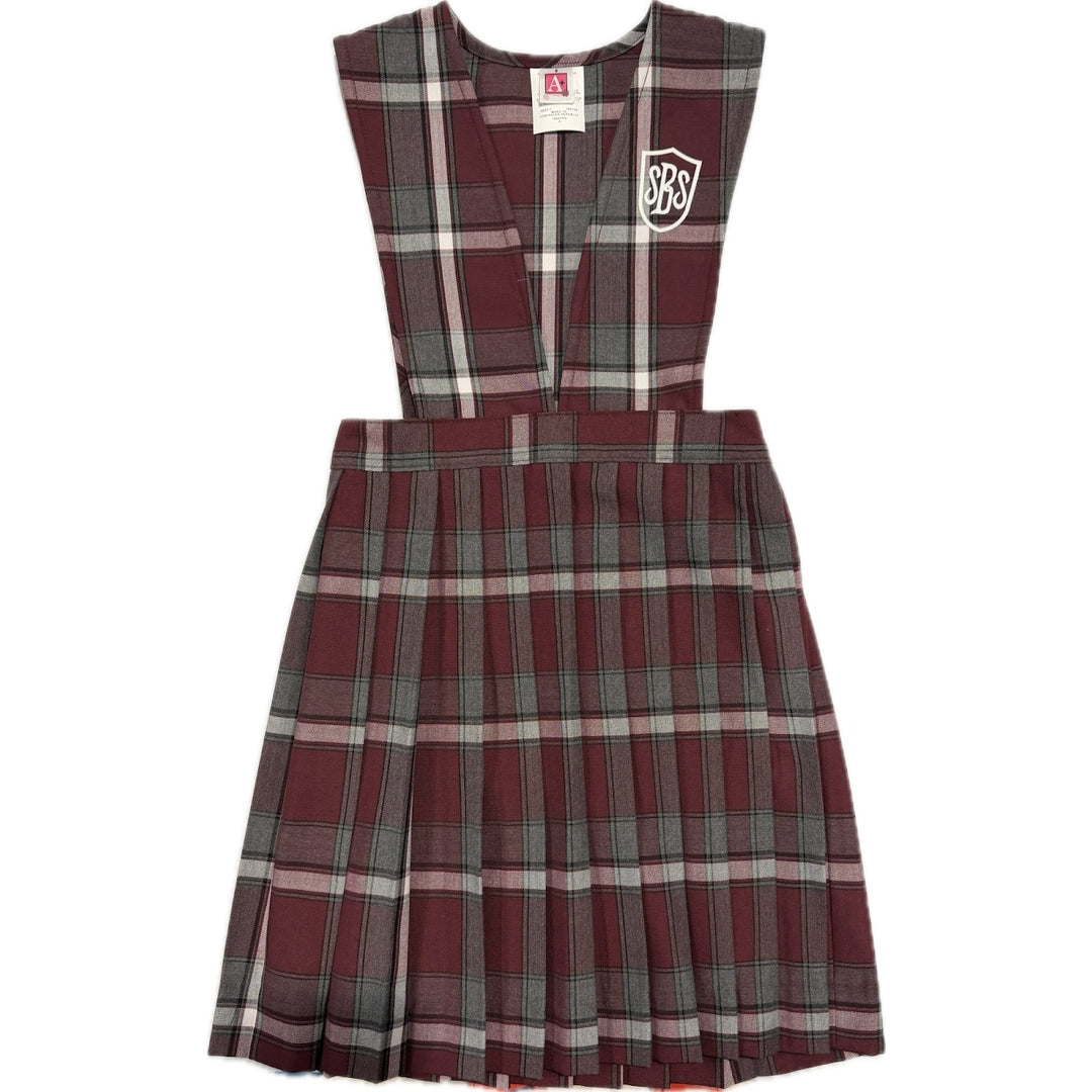 St. Barnanbas Elementary School Plaid Jumper w/ Logo
