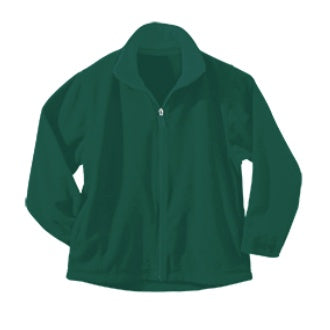Green Full Zip Fleece