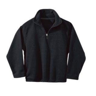 Black Half Zip Fleece
