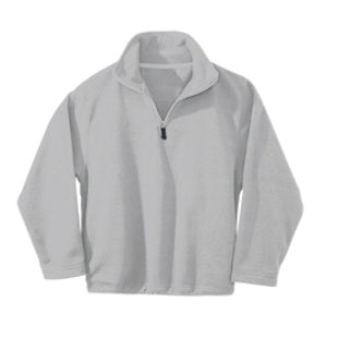 Heather Grey Half Zip Fleece