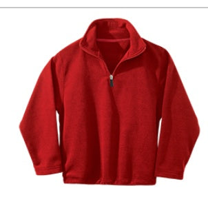 Red Half Zip Fleece