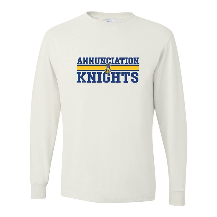 Annunciation School Spirit Long Sleeve T-shirt w/ Knights Logo 