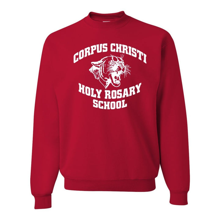 Corpus Christi-Holy Rosary School Spirit Sweatshirt w/ Jaguar Logo 