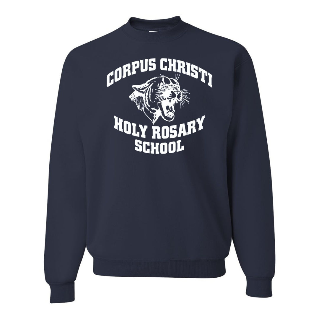 Corpus Christi-Holy Rosary School Spirit Sweatshirt w/ Jaguar Logo 