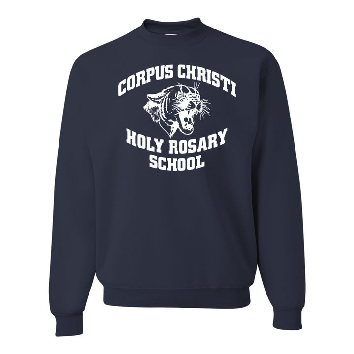 Corpus Christi-Holy Rosary School Spirit Sweatshirt w/ Jaguar Logo 