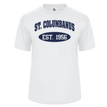 St. Columbanus School Spirit Performance Short Sleeve T-shirt w/ Est. 1956 Logo 