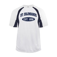 St. Columbanus School Spirit Hook Short Sleeve T-shirt w/ Est. 1956 Logo 