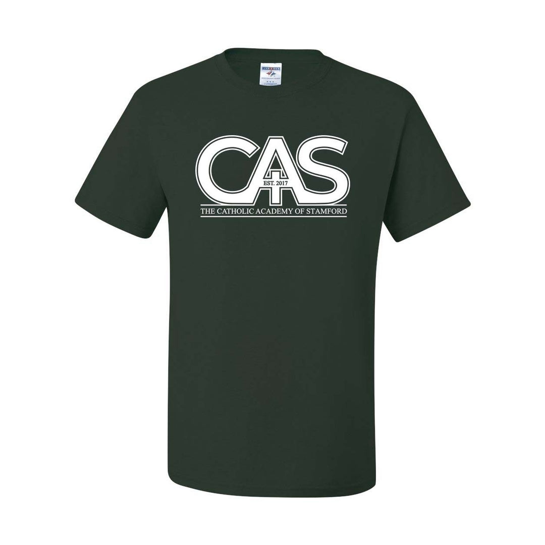 Catholic Academy of Stamford Spirit Short Sleeve T-Shirt w/ Spirit Logo 