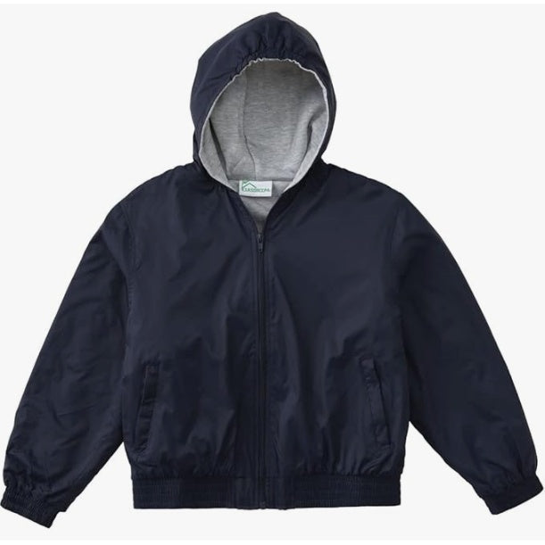 Navy Windbreaker
