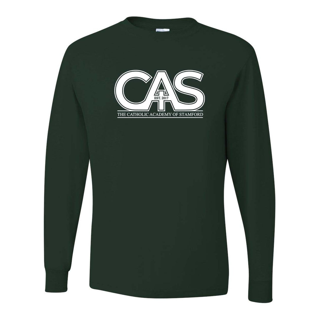 Catholic Academy of Stamford Spirit Long Sleeve T-shirt w/ Spirit Logo 