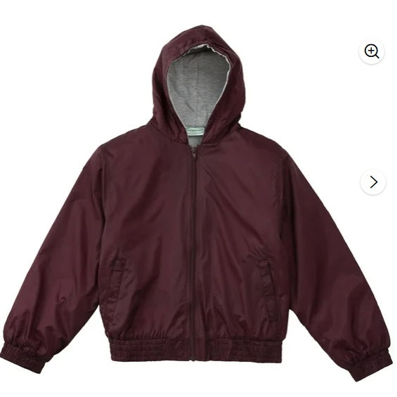 Maroon Windbreaker