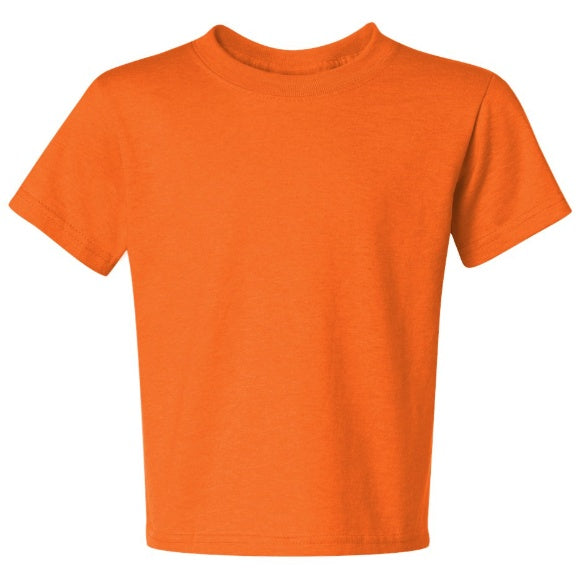Safety Orange Short Sleeve Gym T-Shirt